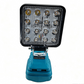 💥【50% OFF】🔥 Zware Werklamp ABS/Aluminium | Verstelbare Metalen Beugel (360°) | Flikkervrij, Constant Licht | Compatibel Met Accu's (USB/Type-C Opties) | 4 Maten (3/4/5/8 Inch) | 6 Kleurstellingen | Voor Garage/Werkplaats/Kamperen | Accu Niet Inbegrepen 🔦