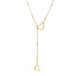 💥 Met 50% korting! 🔥 Y-vormige ketting met initiaal – roestvrij staal, hollow heart connector, A-Z letterkeuze, goud/zilver, strak metaal of strass, verlengt halslijn, dagelijks draagbaar 💎