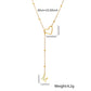 💥 Met 50% korting! 🔥 Y-vormige ketting met initiaal – roestvrij staal, hollow heart connector, A-Z letterkeuze, goud/zilver, strak metaal of strass, verlengt halslijn, dagelijks draagbaar 💎