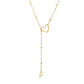 💥 Met 50% korting! 🔥 Y-vormige ketting met initiaal – roestvrij staal, hollow heart connector, A-Z letterkeuze, goud/zilver, strak metaal of strass, verlengt halslijn, dagelijks draagbaar 💎