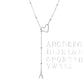 💥 Met 50% korting! 🔥 Y-vormige ketting met initiaal – roestvrij staal, hollow heart connector, A-Z letterkeuze, goud/zilver, strak metaal of strass, verlengt halslijn, dagelijks draagbaar 💎