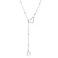 💥 Met 50% korting! 🔥 Y-vormige ketting met initiaal – roestvrij staal, hollow heart connector, A-Z letterkeuze, goud/zilver, strak metaal of strass, verlengt halslijn, dagelijks draagbaar 💎