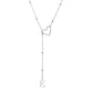 💥 Met 50% korting! 🔥 Y-vormige ketting met initiaal – roestvrij staal, hollow heart connector, A-Z letterkeuze, goud/zilver, strak metaal of strass, verlengt halslijn, dagelijks draagbaar 💎