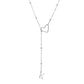 💥 Met 50% korting! 🔥 Y-vormige ketting met initiaal – roestvrij staal, hollow heart connector, A-Z letterkeuze, goud/zilver, strak metaal of strass, verlengt halslijn, dagelijks draagbaar 💎