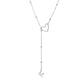💥 Met 50% korting! 🔥 Y-vormige ketting met initiaal – roestvrij staal, hollow heart connector, A-Z letterkeuze, goud/zilver, strak metaal of strass, verlengt halslijn, dagelijks draagbaar 💎
