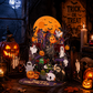 💥 Met 50% korting! 🔥 3D Halloween pop-up kaart – spookachtig pompoenhuis, lasergesneden, 250g karton, 12,8×17,3 cm, incl. envelop + plakbriefje + OPP-zakje, perfect voor uitnodiging/decoratie/cadeau 🎃