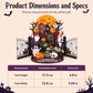 💥 Met 50% korting! 🔥 3D Halloween pop-up kaart – spookachtig pompoenhuis, lasergesneden, 250g karton, 12,8×17,3 cm, incl. envelop + plakbriefje + OPP-zakje, perfect voor uitnodiging/decoratie/cadeau 🎃