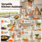 💥 Met 50% korting! 🔥 8S elektrische multi-cutter – 7500 RPM, 96mm invoer, snijdt groenten/fruit in seconden, ABS+stalen mes, standaard/premium uitvoering, gebroken wit, ideaal voor salades/friet/roerbak 🥗