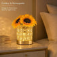⏳ Vandaag 50% korting! 🌼 Zachte sfeerverlichting met natuurlijke charme – overdag decoratie, ’s avonds lamp. 20x20x12 cm. Incl. USB-kabel. Perfect als cadeau 🎁