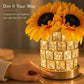 ⏳ Vandaag 50% korting! 🌼 Zachte sfeerverlichting met natuurlijke charme – overdag decoratie, ’s avonds lamp. 20x20x12 cm. Incl. USB-kabel. Perfect als cadeau 🎁