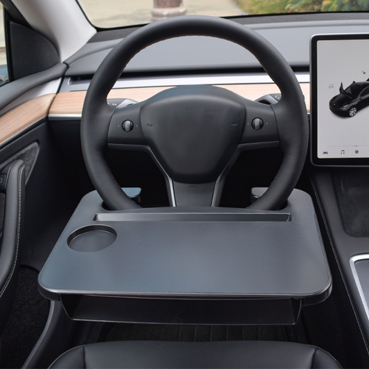 💥 50% korting! 🚗 2-in-1 autobakje – stuurdiemblad & stoelopening organizer. Stabiel oppervlak voor eten of werk. Incl. bekerhouder & tabletvak. ABS, universeel ⚡