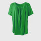 Vierkant Hals Effen Kort Mouw T-shirt - Chique & Elegante Stijl