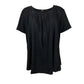 Vierkant Hals Effen Kort Mouw T-shirt - Chique & Elegante Stijl