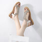 Women’s Anti-skid Soft Sole Rhinestone Wedge Heel Sandals